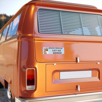 "Jesus Would Let Me Merge" Bumper Sticker
