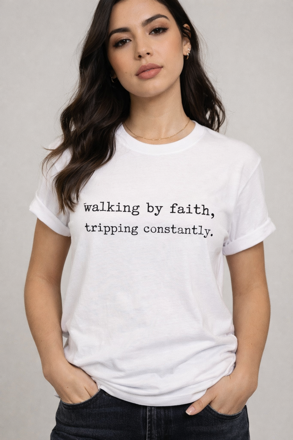 walking by faith, tripping constantly.