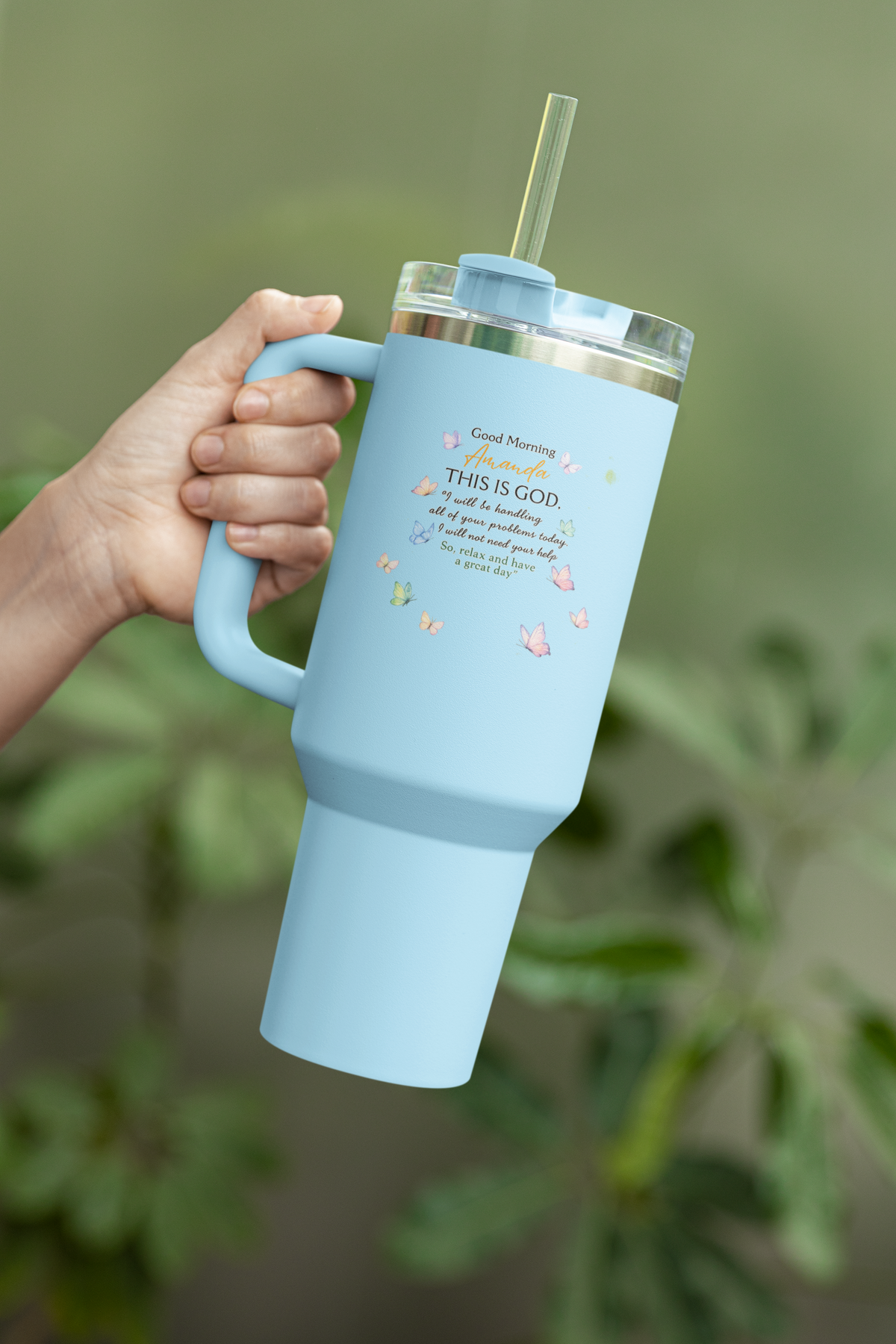 40oz Insulated Travel Mug "Amanda"