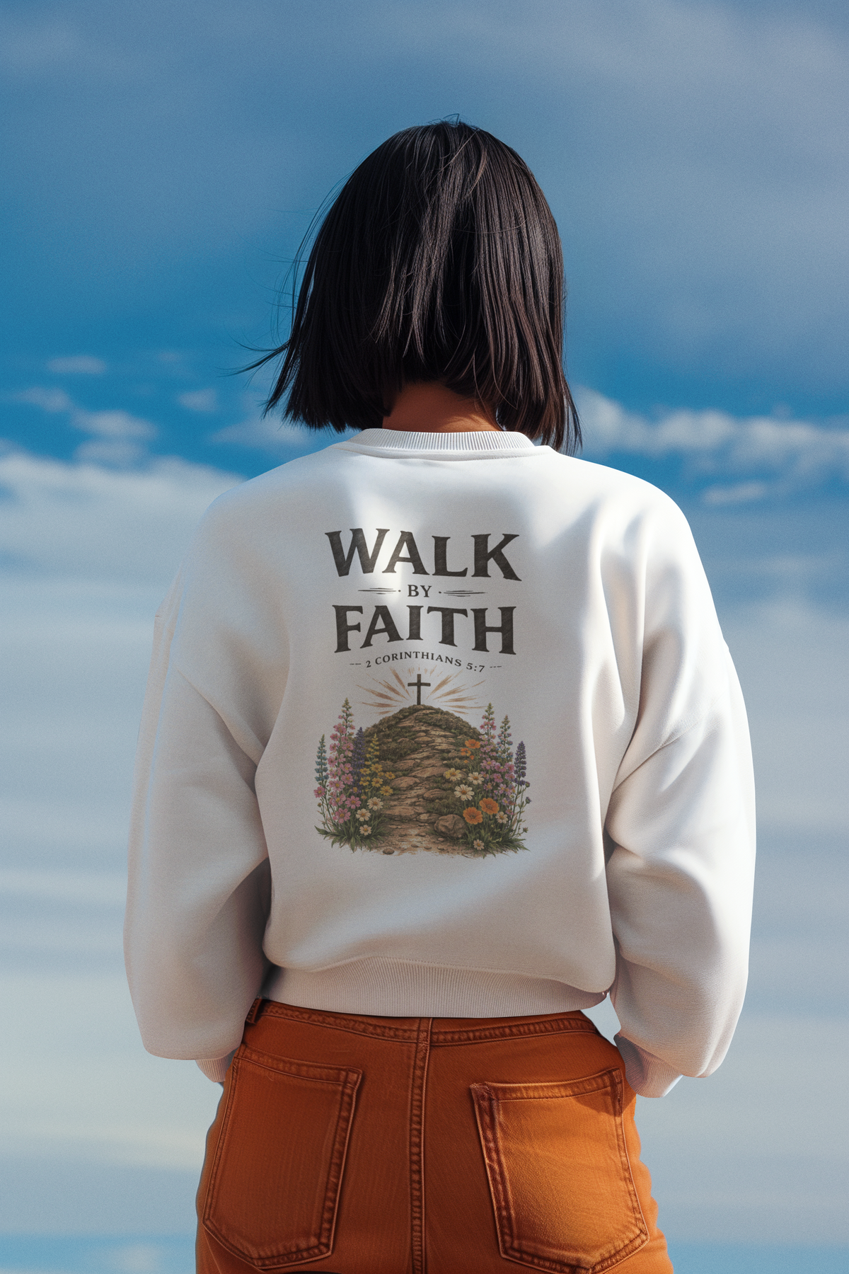 Walk By Faith Crewneck Sweatshirt