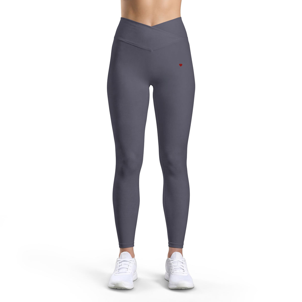 Heart Logo Women’s Luxe Leggings High-Waist