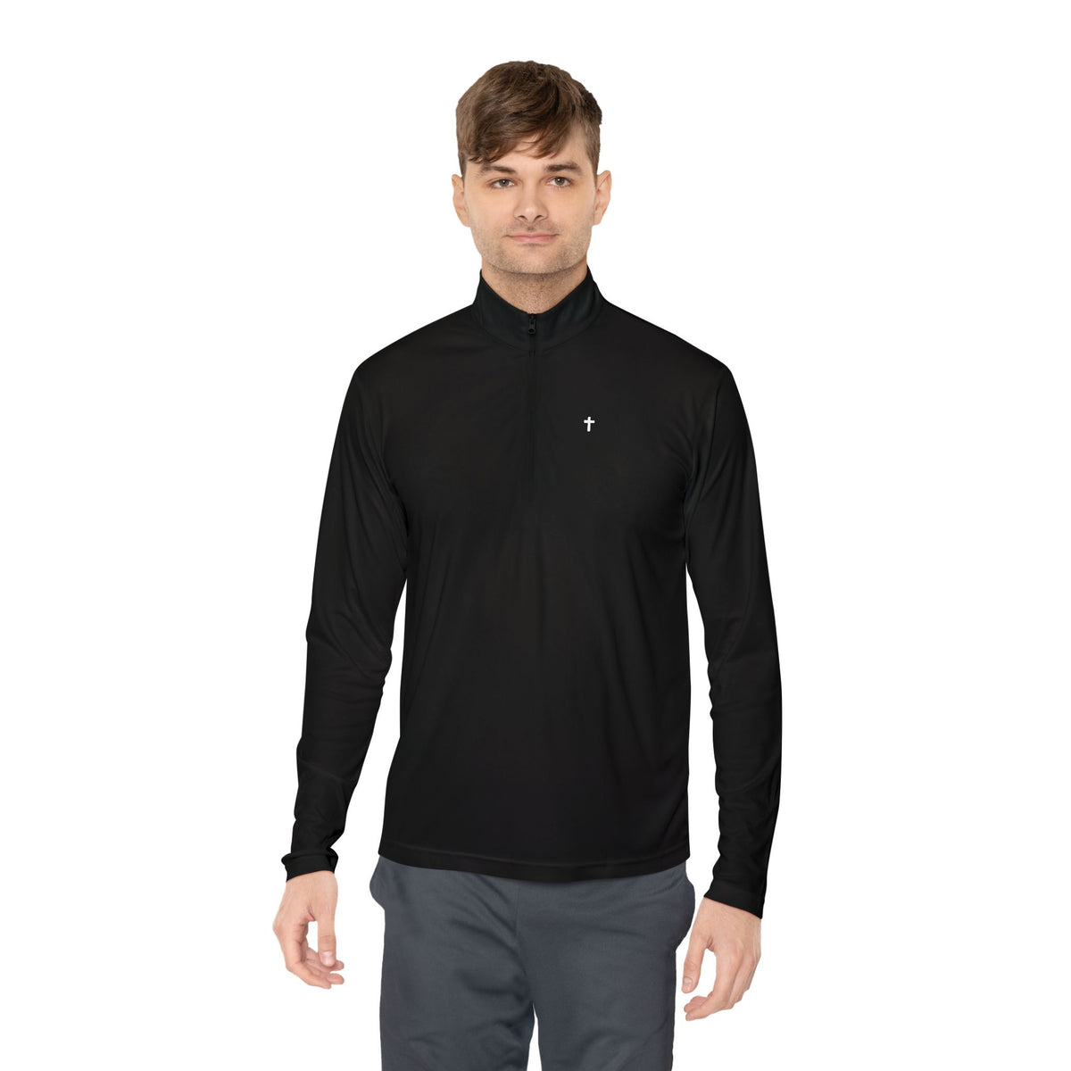 Quarter-Zip Pullover Mini Cross Performance Sweater