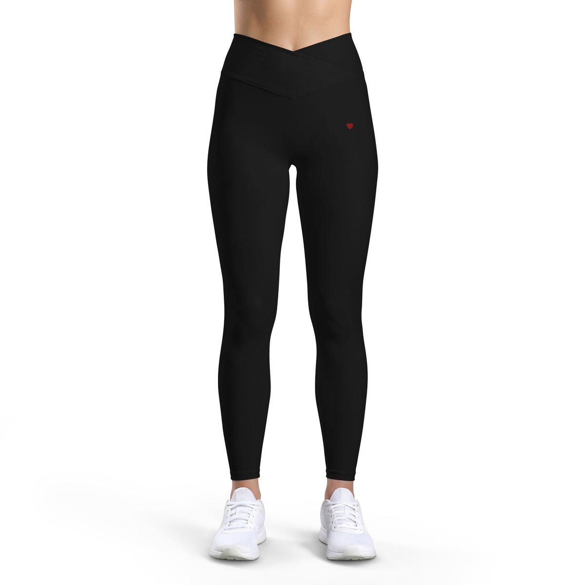 Heart Logo Women’s Luxe Leggings High-Waist