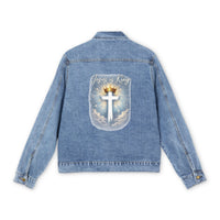 Denim Jacket "Jesus is King"