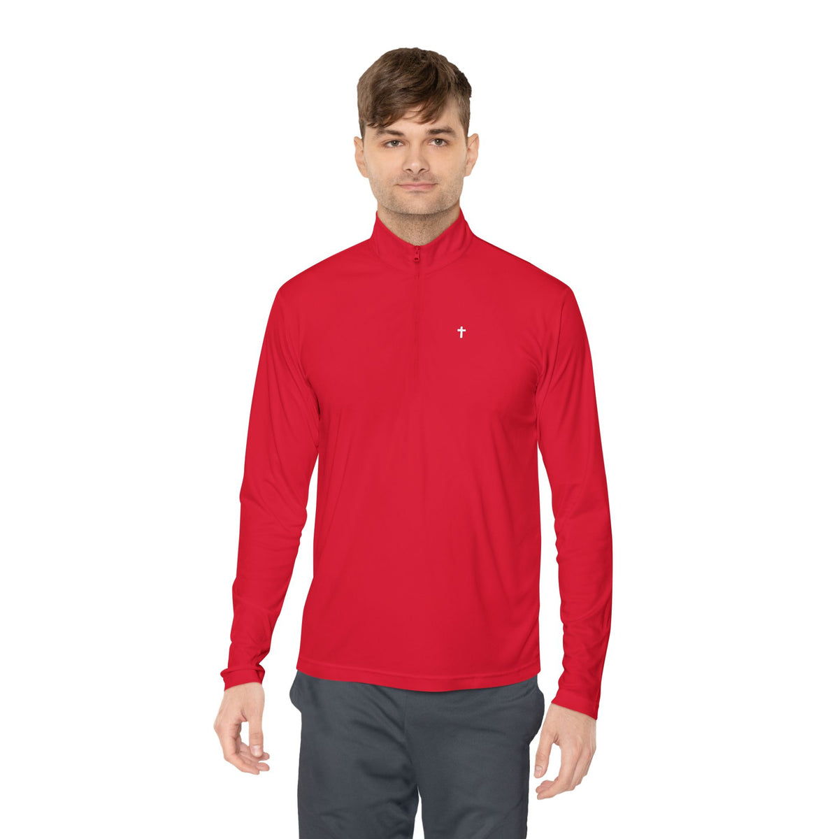 Quarter-Zip Pullover Mini Cross Performance Sweater