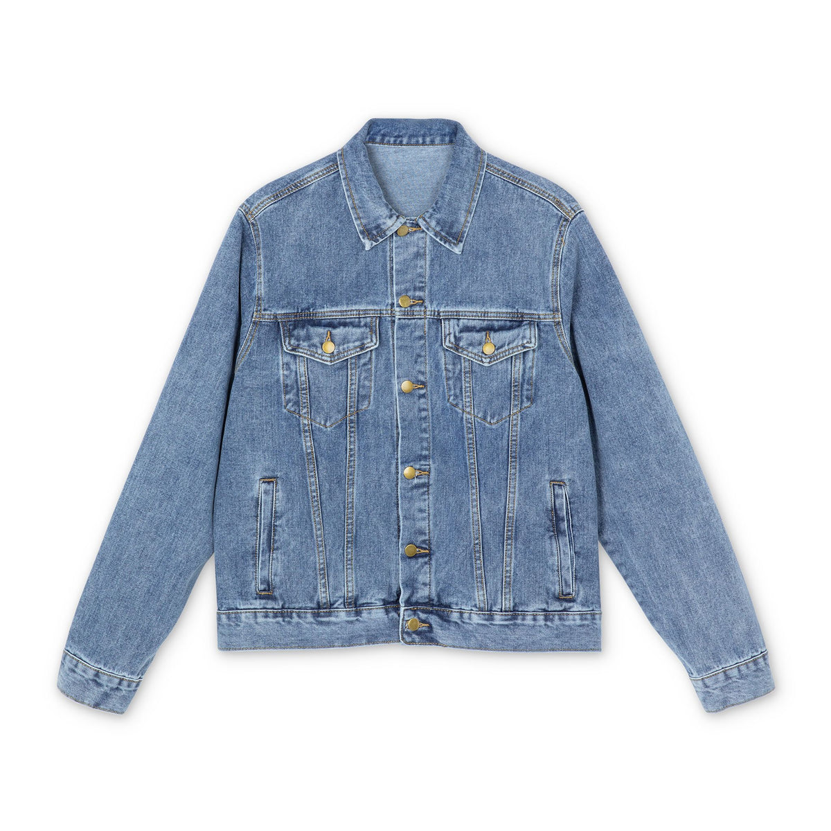 Denim Jacket "Jesus is King"