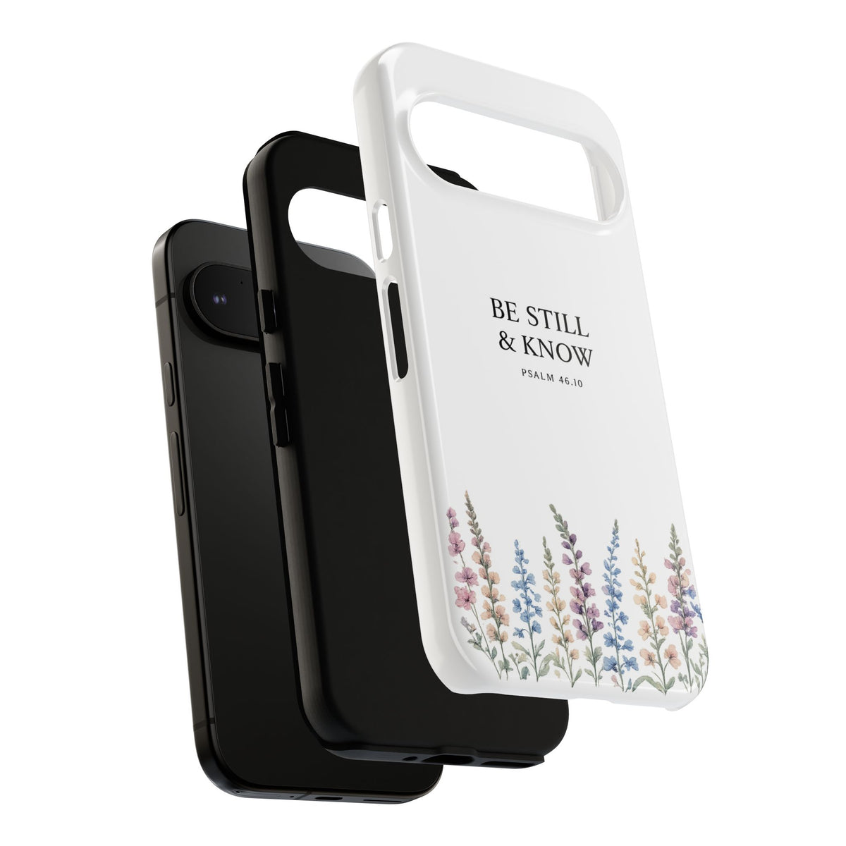 Be Still & Know Floral Phone Case