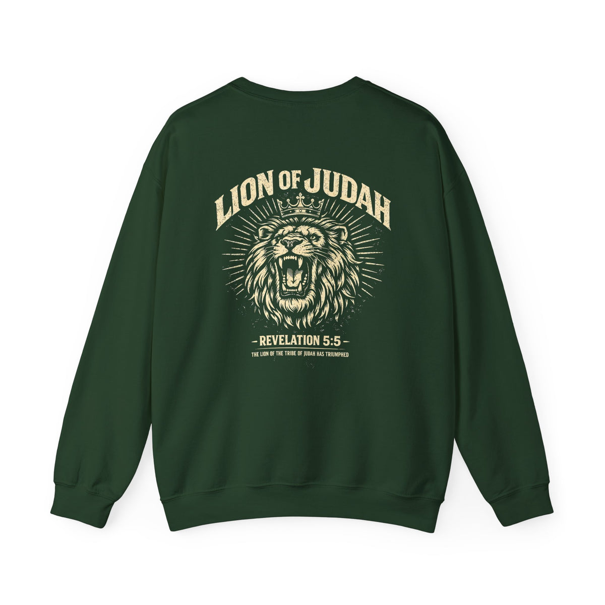 Lion of Judah Sweatshirt - Revelation 5:5 Bible Verse